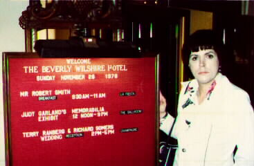 David at entrance 
to Grand Ballroom