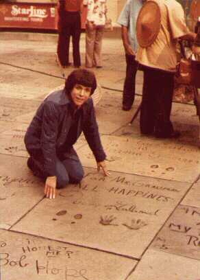 DAVID AT CHINESE THEATRE 
HOLLYWOOD, CA