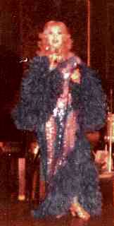 Holly White at 
 Finocchio's, 1971, 
 singing/striptease act