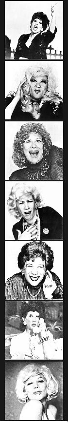 Marilyn Michaels in 
 some of her portrayals