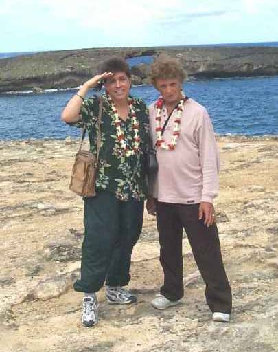 David and Paul at Laie Point