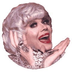 Richard as Carol Channing