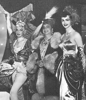 Carroll, Lucian & Kim August 
 Finocchio Club, SF, 1953