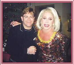 Gary Dee as Joan Rivers 
 with Elton John