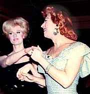 Lavern Cummings & Jackie Phillips 
 on stage, Finocchio's, 1961
