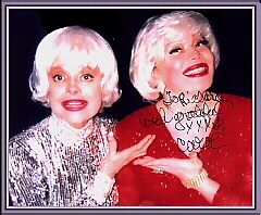 Carol Channing with 
 Richard as Carol